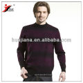 pull en cachemire classique jacquard pour homme